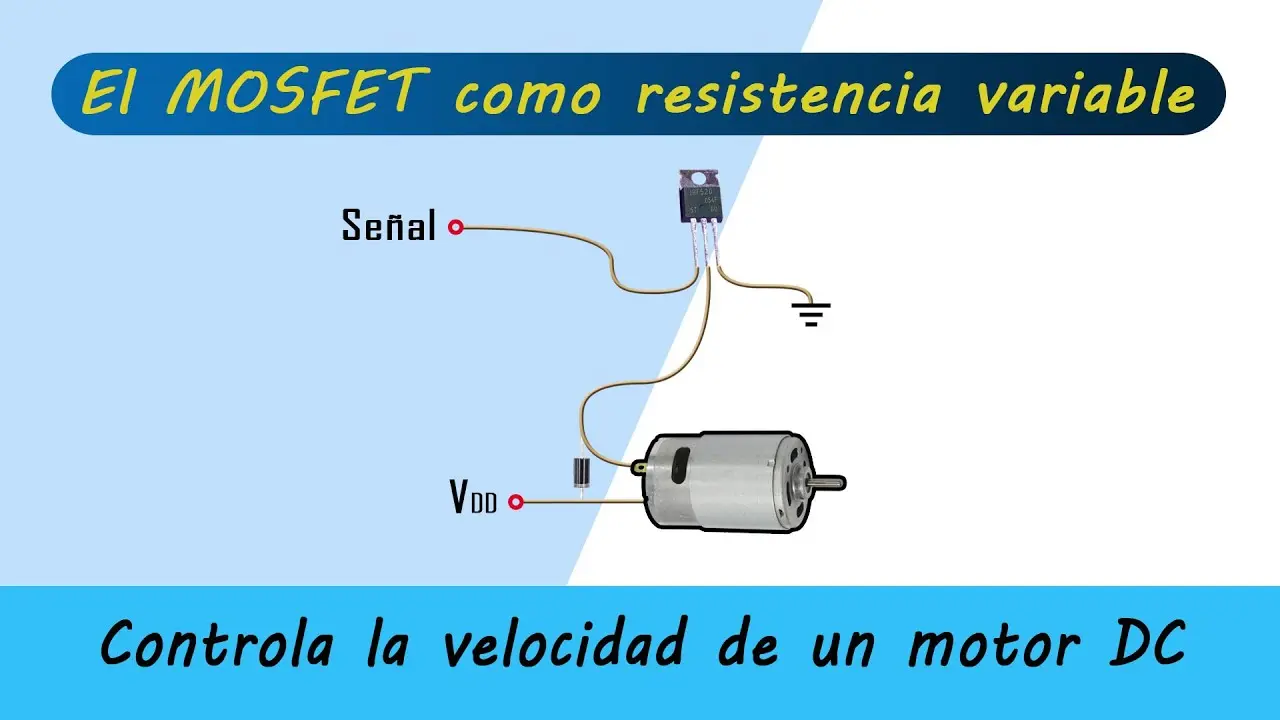 Control de Velocidad de Motores DC con MOSFET: Guía Completa - Cómo controlar la velocidad del motor usando MOSFET control de velocidad motor dc con mosfet - Cómo controlar la velocidad del motor usando MOSFET