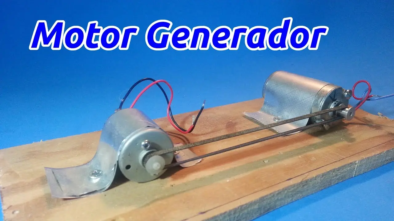 como hacer que un motor genera electricidad - Cómo transforma un motor la energía