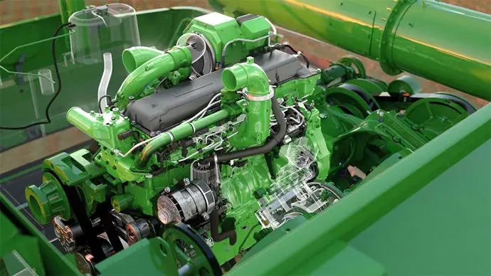 Motor Cosechadora John Deere: Potencia y Tecnología para el Rendimiento - Cuántos HP tiene una cosechadora John Deere motor cosechadora john deere - Cuántos HP tiene una cosechadora John Deere