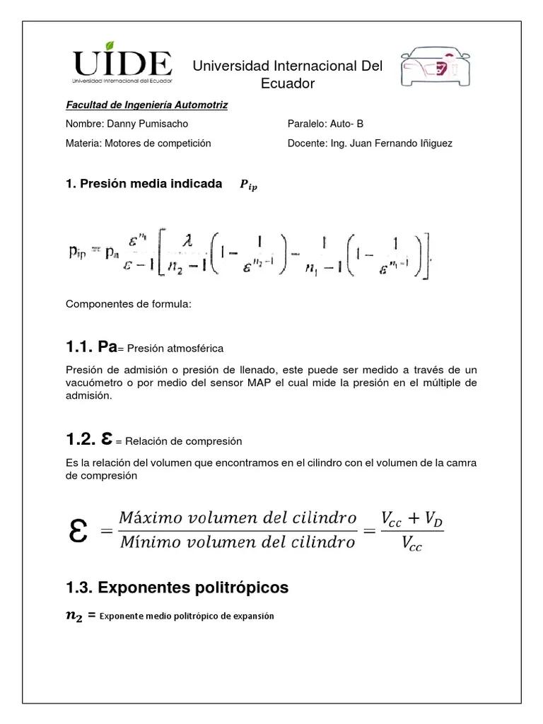 Cómo calcular la presión media efectiva de un motor: una guía completa - Qué es la presión media efectiva en un motor como calcular la presion media efectiva de un motor - Qué es la presión media efectiva en un motor